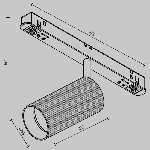 Трековый светильник Technical TR097-2-12W3K-M-BW Трековый светильник Technical TR097-2-12W3K-M-BW