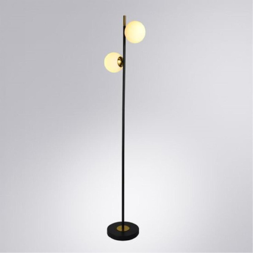 Торшер Arte Lamp Alcor A2224PN-2BK Торшер Arte Lamp Alcor A2224PN-2BK