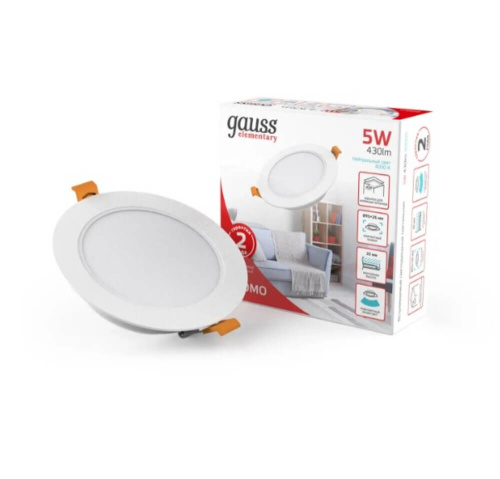 Встраиваемый светильник Gauss Elementary Downlight 9100420205 Встраиваемый светильник Gauss Elementary Downlight 9100420205