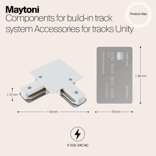 Коннектор Maytoni Track TRA002CL-11W Коннектор Maytoni Track TRA002CL-11W