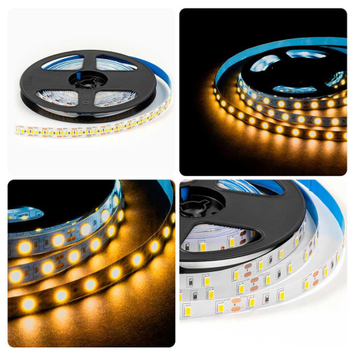 Светодиодная лента OGM 9,6W/m 60LED/m 5630SMD теплый белый 5M LSE-288 Светодиодная лента OGM 9,6W/m 60LED/m 5630SMD теплый белый 5M LSE-288