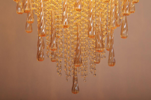 Подвесная люстра Abrasax Greta L.7101-6AMBER