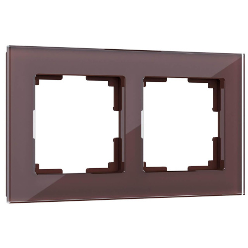 Рамка на 2 поста Werkel Favorit мокко W0021118 4690389159718 Рамка на 2 поста Werkel Favorit мокко W0021118 4690389159718