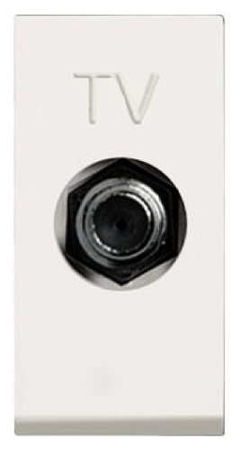 Розетка TV ABB Zenit альпийский белый 2CLA215000N1101 Розетка TV ABB Zenit альпийский белый 2CLA215000N1101