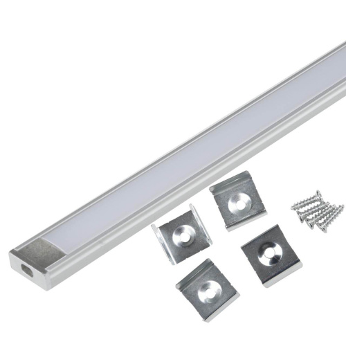 Профиль Uniel UFE-K02 Silver/Frozen 200 Polybag UL-00005027 Профиль Uniel UFE-K02 Silver/Frozen 200 Polybag UL-00005027