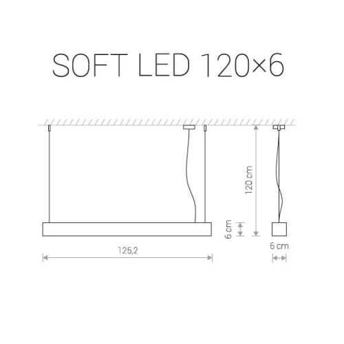 Подвесной светодиодный светильник Nowodvorski Soft Led 9543 Подвесной светодиодный светильник Nowodvorski Soft Led 9543