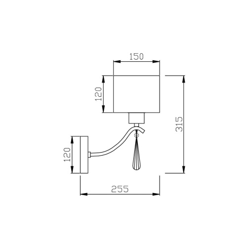 Бра Vele Luce Platonico VL1623W01 Бра Vele Luce Platonico VL1623W01