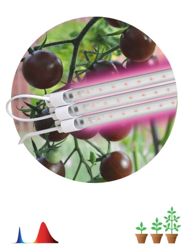 Модульный светодиодный светильник для растений ЭРА Fito-3х10W-Line-RB90 Б0050924 Модульный светодиодный светильник для растений ЭРА Fito-3х10W-Line-RB90 Б0050924