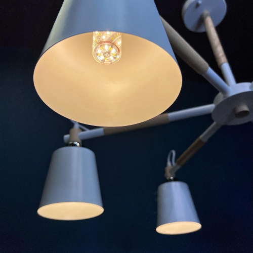 Люстра На Штанге Varda 8 Lamps Grey By Imperiumloft Люстра На Штанге Varda 8 Lamps Grey By Imperiumloft