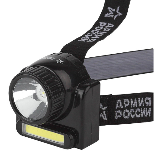 Налобный светодиодный фонарь ЭРА Армия России Гранит аккумуляторный 72x70 176 лм GA-501 Б0030185 Налобный светодиодный фонарь ЭРА Армия России Гранит аккумуляторный 72x70 176 лм GA-501 Б0030185