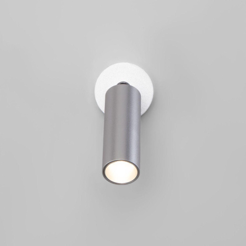 Светодиодный спот Eurosvet Pin 20133/1 LED серебро Светодиодный спот Eurosvet Pin 20133/1 LED серебро