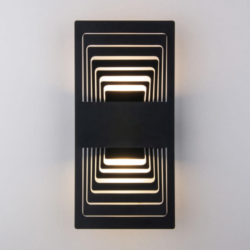 Настенный светодиодный светильник Elektrostandard Onda MRL Led 1025 чёрный a051818