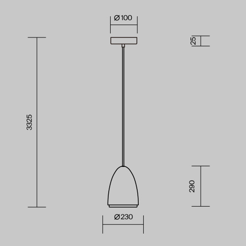 Подвесной светильник Maytoni MOD430PL-01CM Подвесной светильник Maytoni MOD430PL-01CM