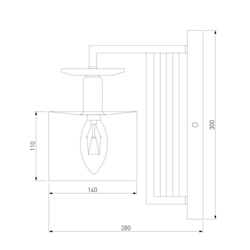 Бра Eurosvet Fargo 60108/1 хром Бра Eurosvet Fargo 60108/1 хром