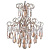 Подвесная люстра Crystal Lux Sevilia SP4 Gold