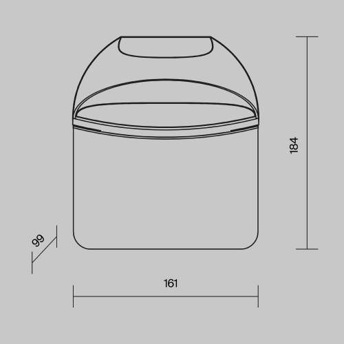Настенный светильник (бра) Outdoor O447WL-L7GF3K Настенный светильник (бра) Outdoor O447WL-L7GF3K