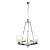 Подвесная люстра Lumina Deco Santini LDP 1220-4 CHR+WT