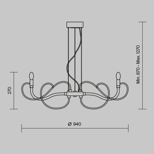 Люстра Maytoni MOD051PL-07TR Люстра Maytoni MOD051PL-07TR