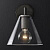 Бра Rh Utilitaire Funnel Shade Single Sconce Black By Imperiumloft