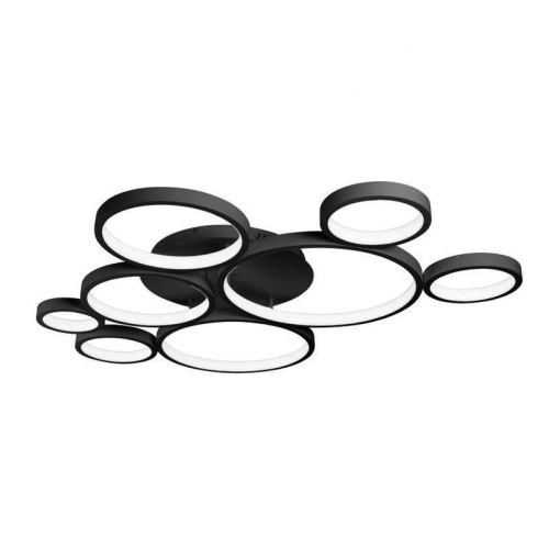 Потолочная светодиодная люстра iLedex Ring Star 9004-8L-X BK Потолочная светодиодная люстра iLedex Ring Star 9004-8L-X BK
