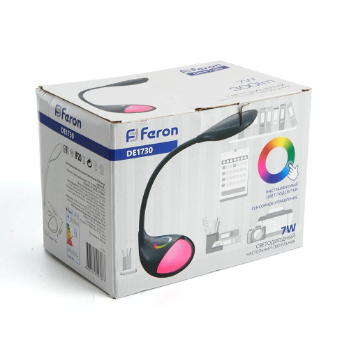 Настольная лампа Feron DE1730 41554 Настольная лампа Feron DE1730 41554