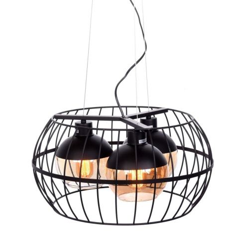 Подвесная люстра Lumina Deco Optis LDP 11765-3 BK Подвесная люстра Lumina Deco Optis LDP 11765-3 BK