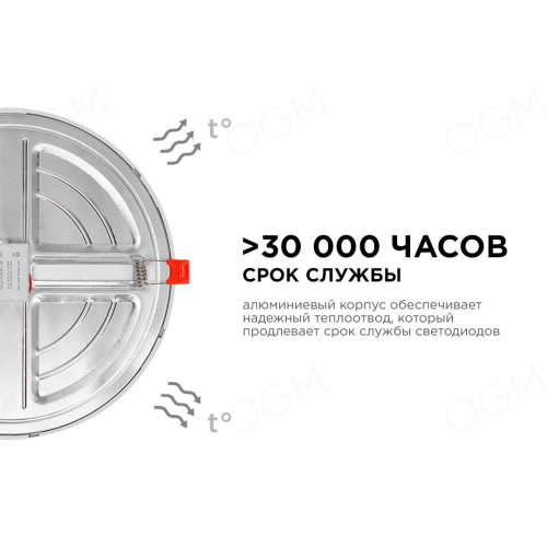 Встраиваемая светодиодная панель OGM LP-11 Встраиваемая светодиодная панель OGM LP-11