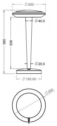 Настольная лампа Deko-Light Bermuda 346017 Настольная лампа Deko-Light Bermuda 346017