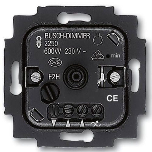 Диммер поворотный для л/н ABB BJE 600W 2CKA006515A0840 Диммер поворотный для л/н ABB BJE 600W 2CKA006515A0840