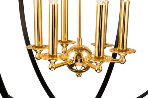 Подвесная люстра iLamp Element 9977-800 GoldBlack Подвесная люстра iLamp Element 9977-800 GoldBlack