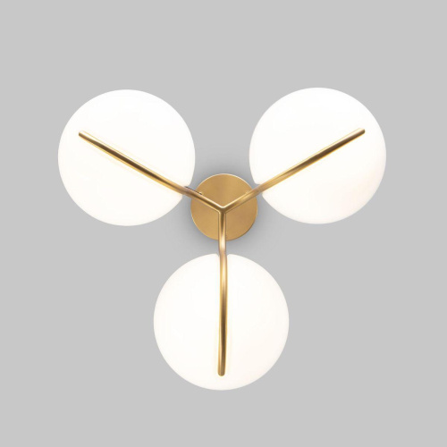 Подвесная светодиодная люстра Eurosvet Emisfero 50083/3 LED золото