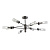 Потолочная люстра iLamp Evolution 15609-8 AN+CL