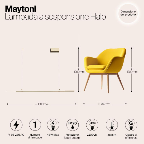 Подвесной светильник Maytoni MOD005PL-L36BSK Подвесной светильник Maytoni MOD005PL-L36BSK