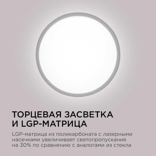 Потолочный светодиодный светильник Apeyron Spin 18-127 Потолочный светодиодный светильник Apeyron Spin 18-127
