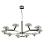 Подвесная люстра Crystal Lux Rebeca SP10 Nickel