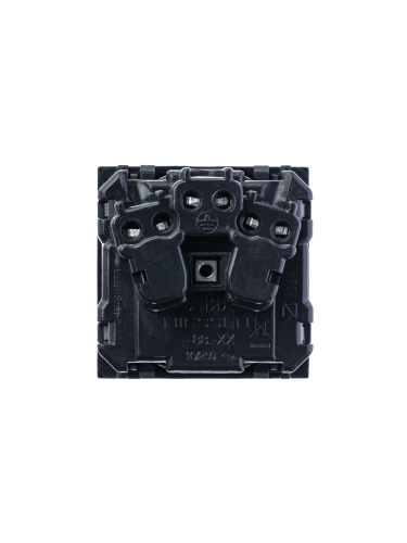 Розетка ABB Zenit с/з 16A 250V со шторками винтовой зажим антрацит 2CLA228800N1801 Розетка ABB Zenit с/з 16A 250V со шторками винтовой зажим антрацит 2CLA228800N1801