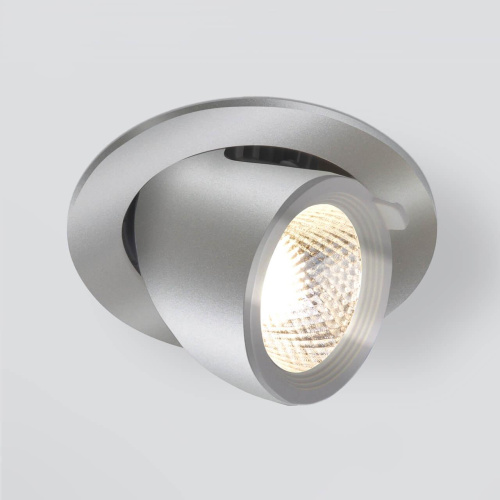 Встраиваемый светодиодный светильник Elektrostandard 9918 LED 9W 4200K серебро a052457 Встраиваемый светодиодный светильник Elektrostandard 9918 LED 9W 4200K серебро a052457
