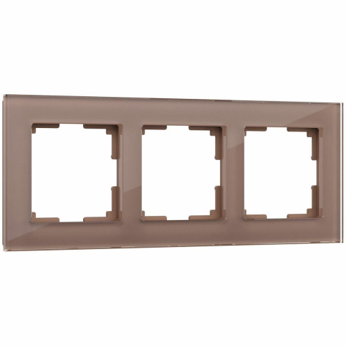 Рамка на 3 поста Werkel Favorit латте W0031142 4690389183430 Рамка на 3 поста Werkel Favorit латте W0031142 4690389183430