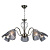 Подвесная люстра Seven Fires Savena WD3625/5H-AB-SMK