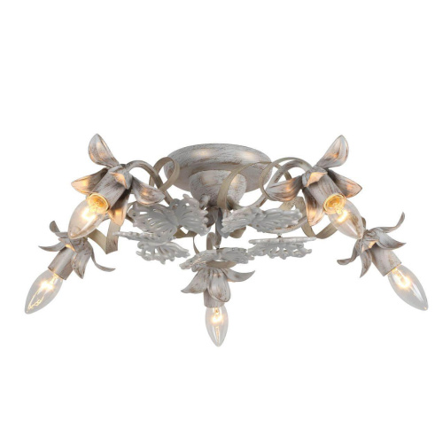 Потолочная люстра Arte Lamp Libellula A8626PL-5WG Потолочная люстра Arte Lamp Libellula A8626PL-5WG