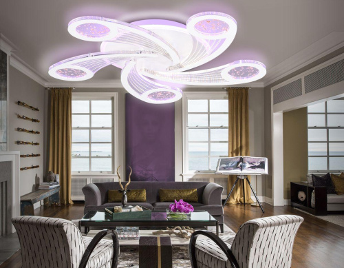 Потолочная светодиодная люстра Ambrella light Acrylica Original FA4476 Потолочная светодиодная люстра Ambrella light Acrylica Original FA4476