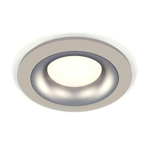 Комплект встраиваемого светильника Ambrella light Techno Spot XC7623004 SGR/MCH серый песок/хром матовый (C7623, N7013) Комплект встраиваемого светильника Ambrella light Techno Spot XC7623004 SGR/MCH серый песок/хром матовый (C7623, N7013)