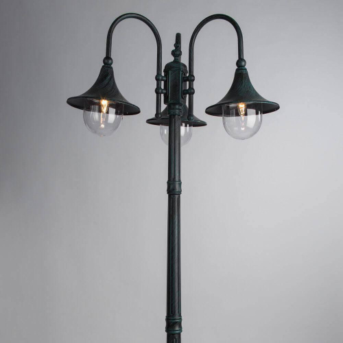 Садово-парковый светильник Arte Lamp Malaga A1086PA-3BG Садово-парковый светильник Arte Lamp Malaga A1086PA-3BG
