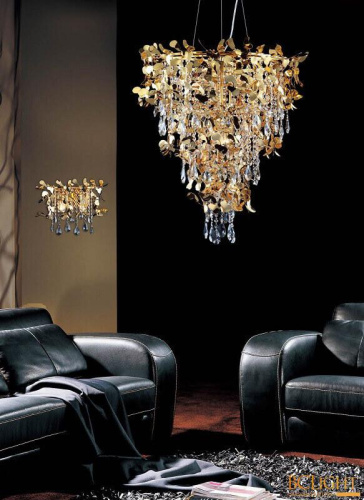 Подвесная люстра Crystal Lux Romeo SP10 Gold D600 Подвесная люстра Crystal Lux Romeo SP10 Gold D600