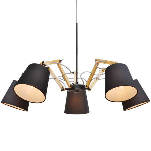 Подвесная люстра Arte Lamp Pinoccio A5700LM-5BK Подвесная люстра Arte Lamp Pinoccio A5700LM-5BK