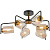 Потолочная люстра Illumico IL8248-6COU-79 BK GD