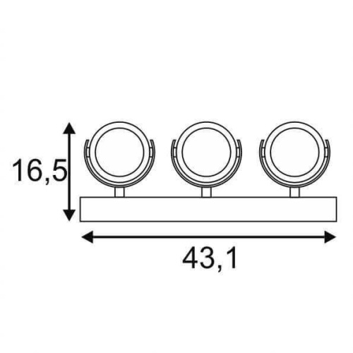Светодиодный спот SLV Kalu 3 Led 147621