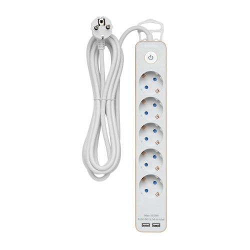 Удлинитель Duwi 2хUSB 5гн 3м с/з 32070 8 Удлинитель Duwi 2хUSB 5гн 3м с/з 32070 8