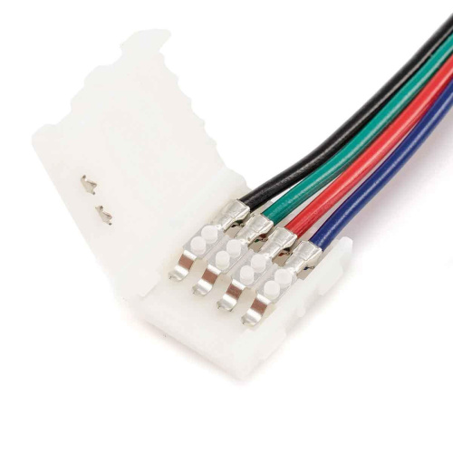 Коннектор для RGB светодиодной ленты 5050 Apeyron 12/24V (2 шт.) 09-03 Коннектор для RGB светодиодной ленты 5050 Apeyron 12/24V (2 шт.) 09-03