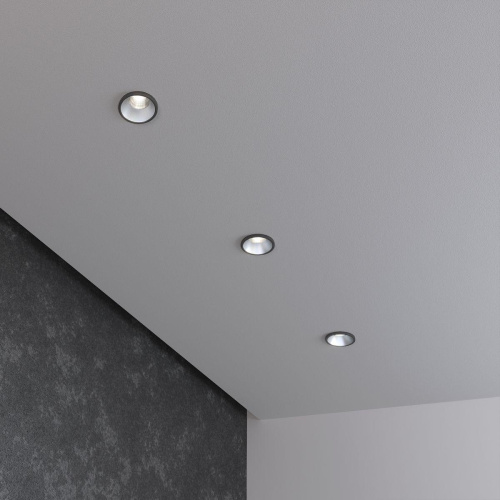 Встраиваемый светодиодный светильник Elektrostandard 15269/LED черный/сатин никель a056019 Встраиваемый светодиодный светильник Elektrostandard 15269/LED черный/сатин никель a056019